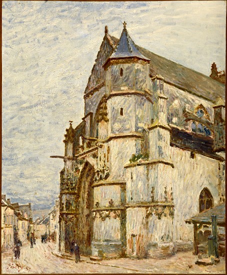 Church at Moret after the Rain od Alfred Sisley