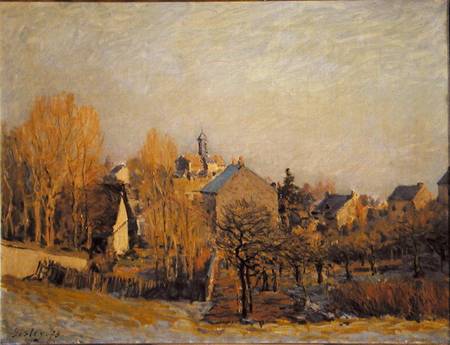 Frosty Morning in Louveciennes od Alfred Sisley