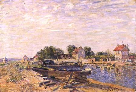 The Loing at Saint-Mammes od Alfred Sisley