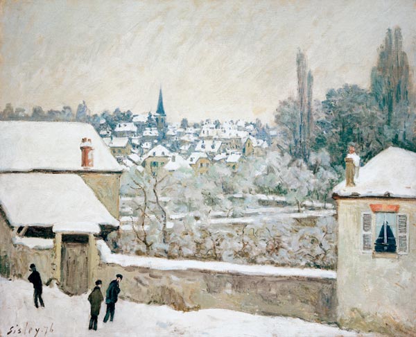 Sisley / Winter in Louveciennes / 1876 od Alfred Sisley