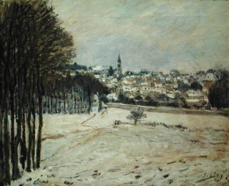 The Snow at Marly-le-Roi od Alfred Sisley