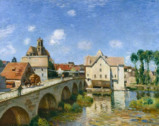 The Bridge at Moret od Alfred Sisley