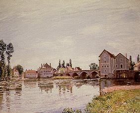 Moret, river and bridge
