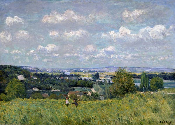 The Valley of the Seine at Saint-Cloud, 1875 (oil on canvas) od Alfred Sisley