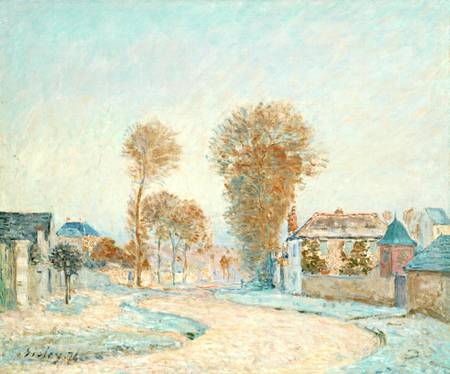 The First White Frost od Alfred Sisley