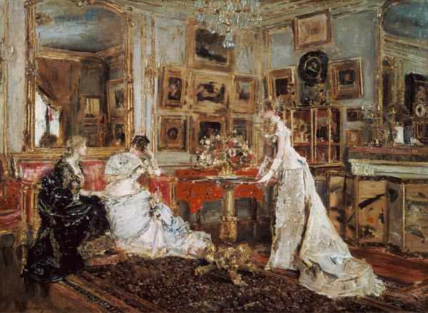 Das Schreibzimmer des Malers”, 1880. od Alfred Stevens