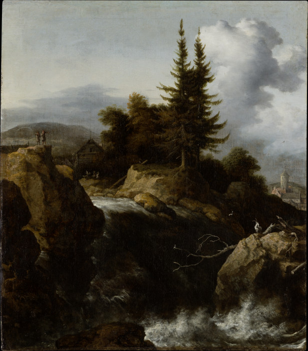 Landscape with Waterfall od Allaert van Everdingen