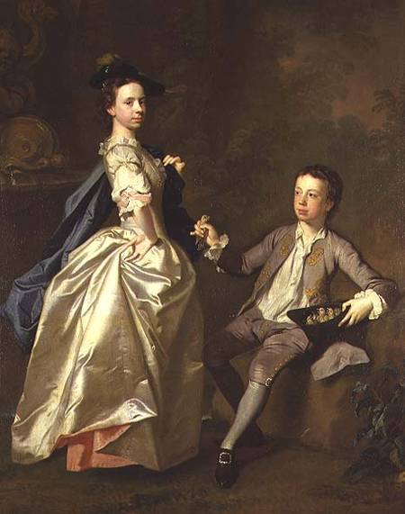 The Hon. Rachel Hamilton and her brother, the Hon. Charles Hamilton od Allan Ramsay