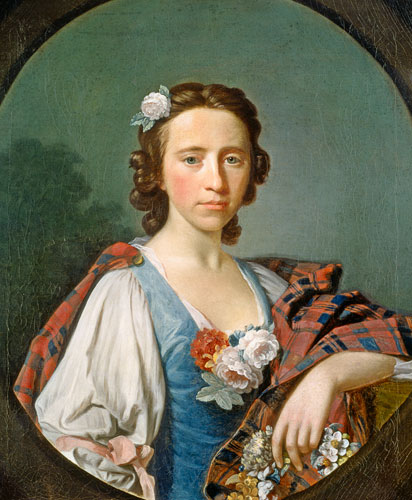 Portrait of Flora Macdonald (1722-90) od Allan Ramsay