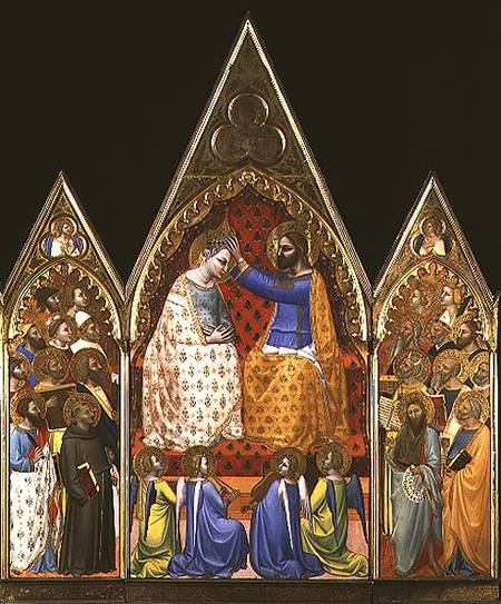 Coronation of the Virgin od Allegretto Nuzi