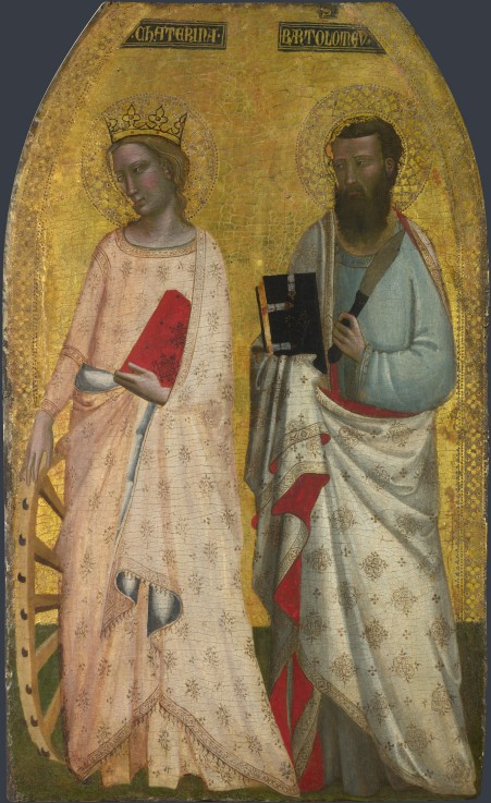 Saints Catherine and Bartholomew od Allegretto Nuzi