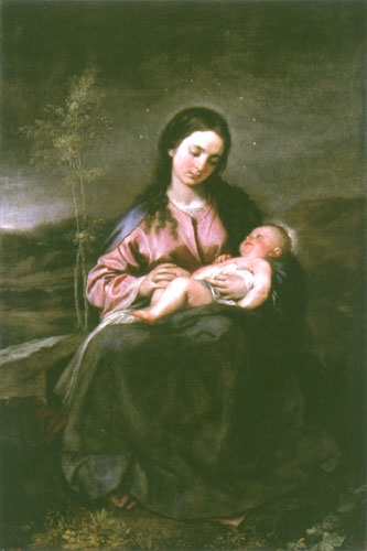 The virgin with the child od Alonso Cano