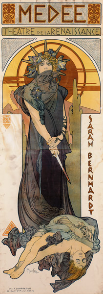 Medea od Alphonse Mucha