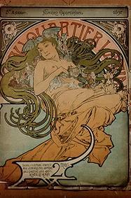 Cover for Au accommodation Latin special edition od Alphonse Mucha