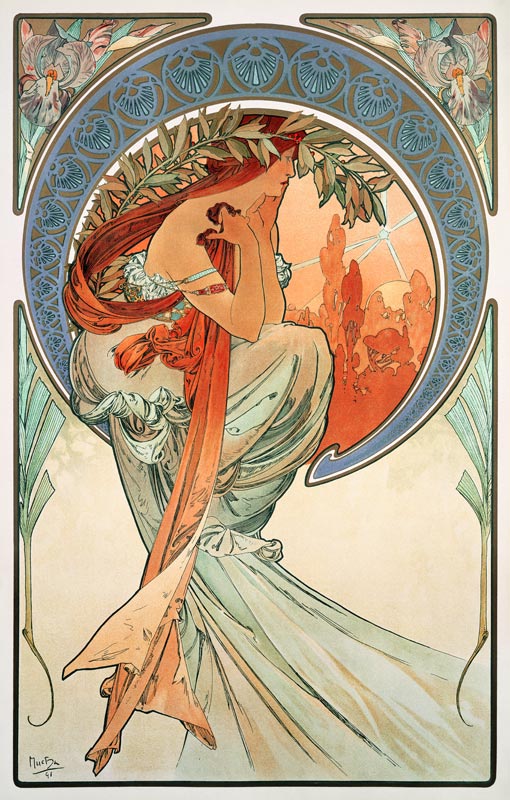 Four arts: The poetry od Alphonse Mucha