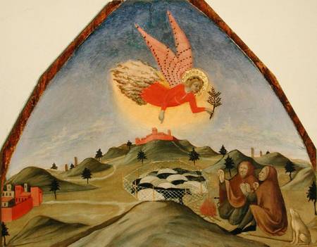 The Annunciation to the Shepherds od also Ansano di Pietro di Mencio Pietro
