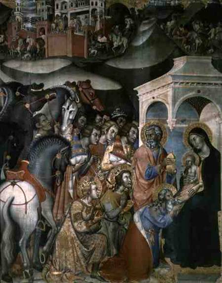 Adoration of the Magi od also Manfredi de Battilori Bartolo di Fredi
