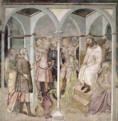 Moses and the Brazen Serpent, 1356-67 (fresco) od also Manfredi de Battilori Bartolo di Fredi