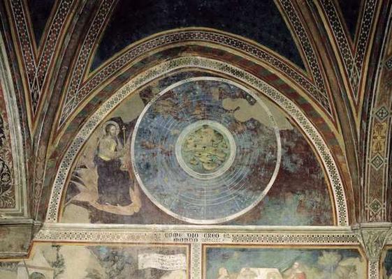 The Creation of the World, 1356-67 (fresco) od also Manfredi de Battilori Bartolo di Fredi