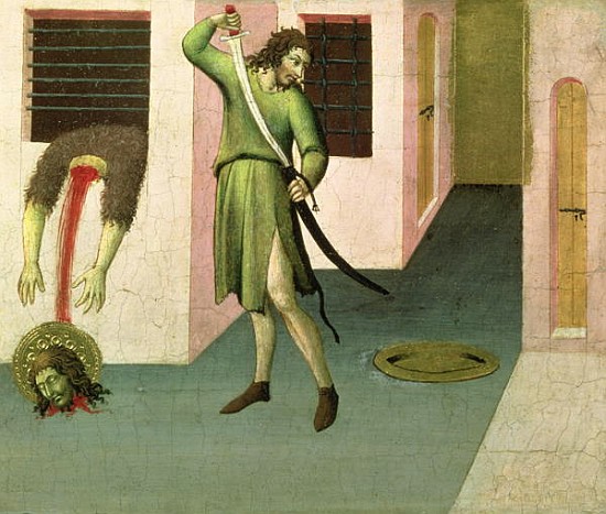 The Beheading of St. John the Baptist (see also 53648) od also Ansano di Pietro di Mencio Pietro Sano di