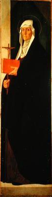 St. Clare, c.1485-90 (tempera on panel)