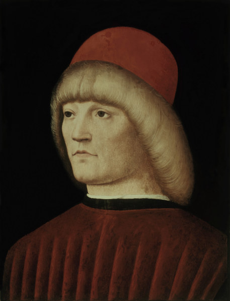 Vivarini / Young Man / Portrait / 1480 od Alvise Vivarini
