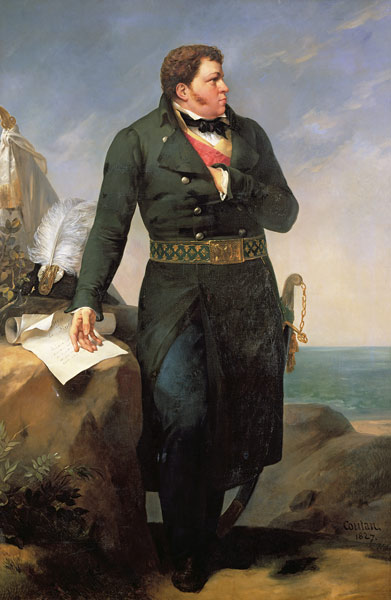 Portrait of Georges Cadoudal (1771-1804) od Amable Paul Coutan