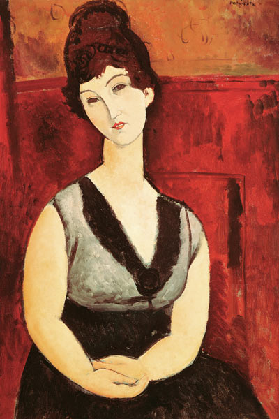 The chocolate shopgirl od Amadeo Modigliani