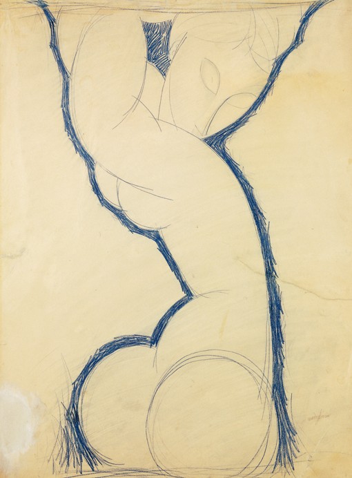 Caryatid od Amadeo Modigliani