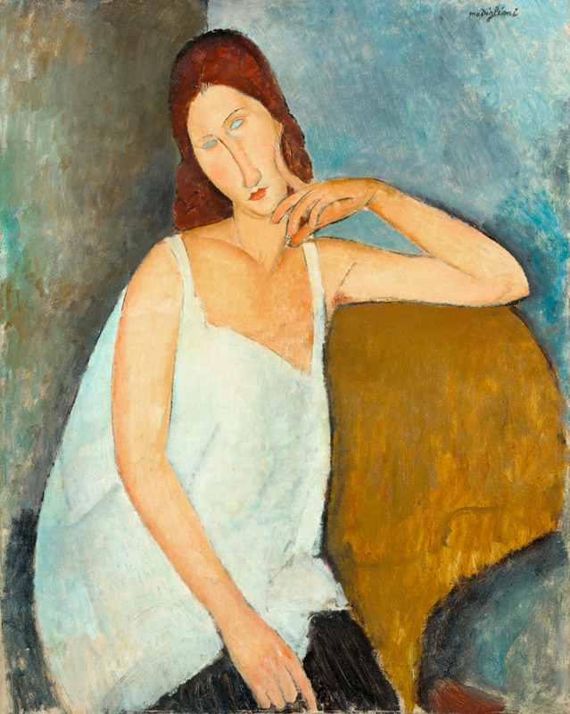 Dettaglio di Jeanne Hébuterne 2 od Amadeo Modigliani
