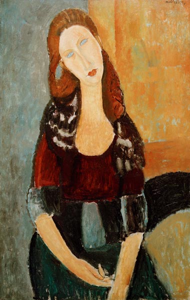 A.Modigliani, Jeanne Hébuterne, seated od Amadeo Modigliani