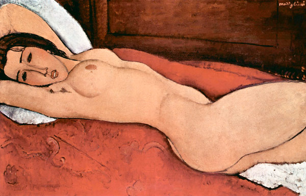 Liegender Akt mit verschränkten Armen
 od Amadeo Modigliani