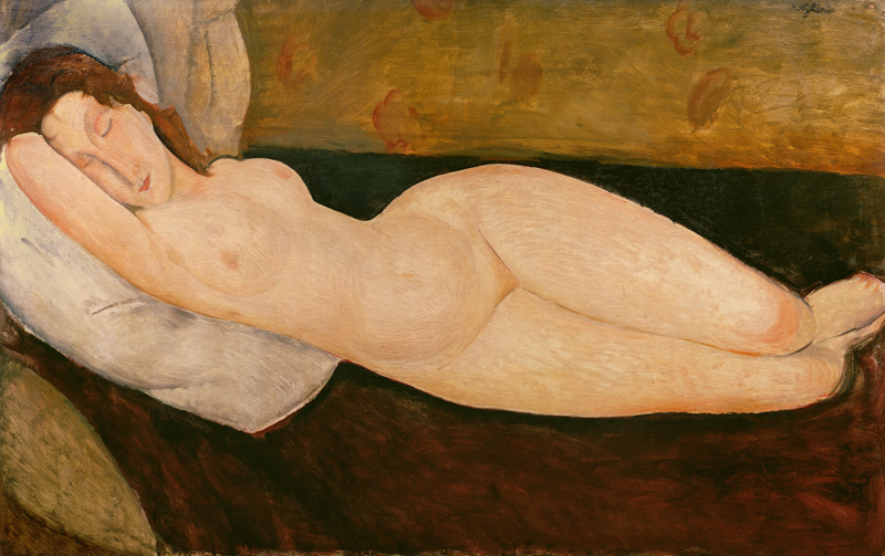 Modigliani / Reclining Nude / 1919 od Amadeo Modigliani