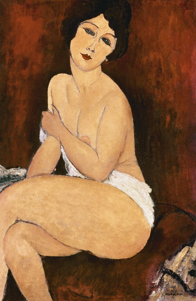 Sedentary female act od Amadeo Modigliani