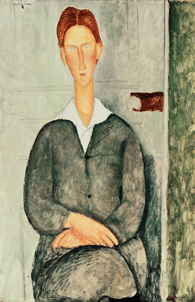 Young boy with red hair od Amadeo Modigliani