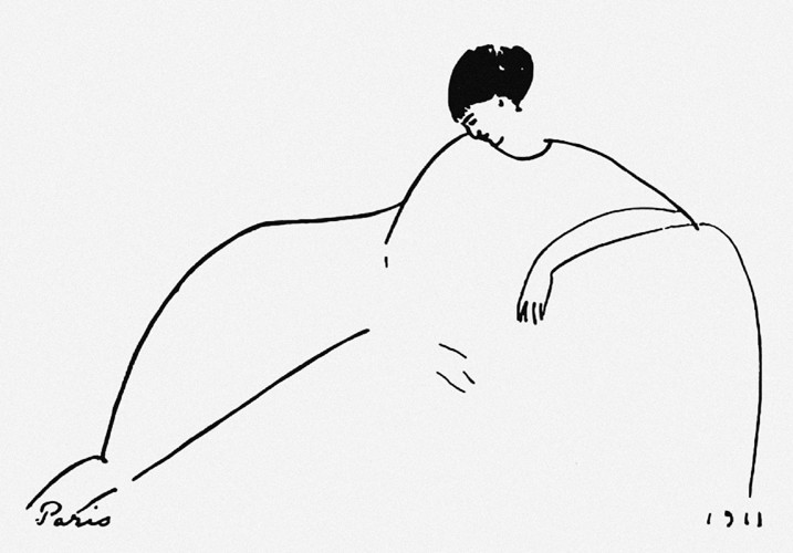 Anna Akhmatova od Amadeo Modigliani