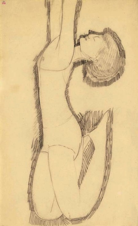 Anna Akhmatova as Acrobat od Amadeo Modigliani