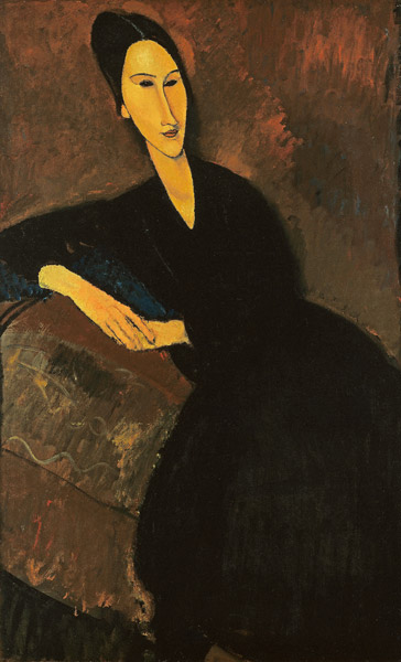 Portrait Anna Zborowska od Amadeo Modigliani