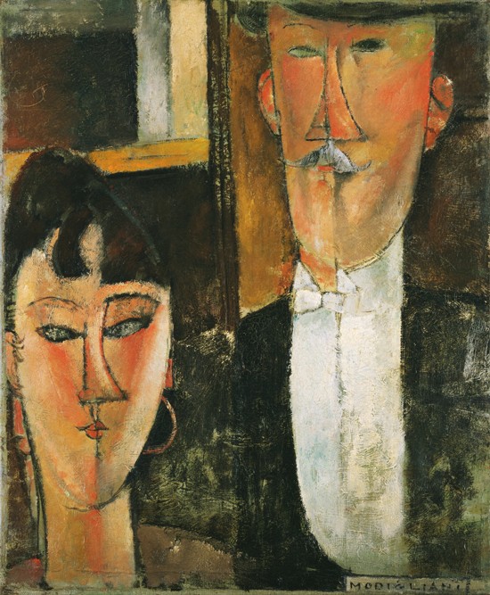 Bride and Groom od Amadeo Modigliani