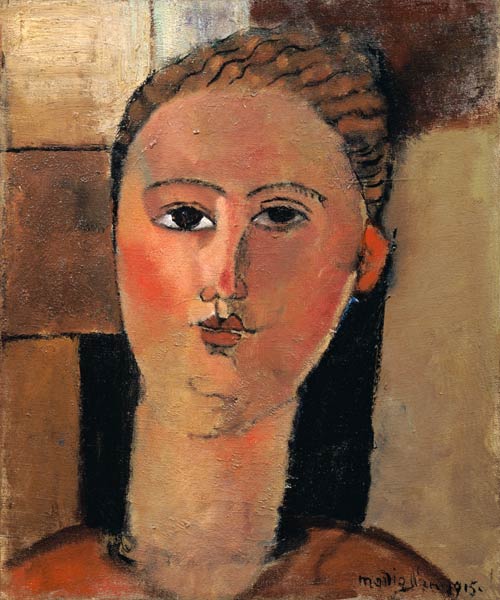 The red face. od Amadeo Modigliani