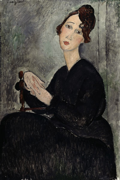 Portrait of Dedie (Dedicated to Odette Hayden) od Amadeo Modigliani