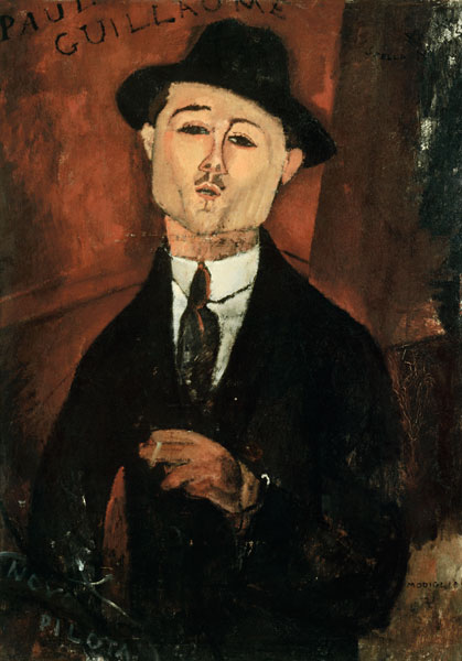 Paul Guillaume / Modigliani painting od Amadeo Modigliani