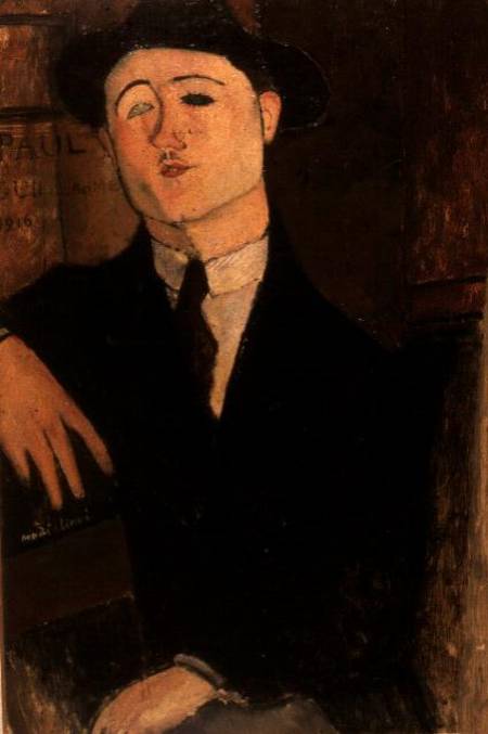 Paul Guillaume seated od Amadeo Modigliani