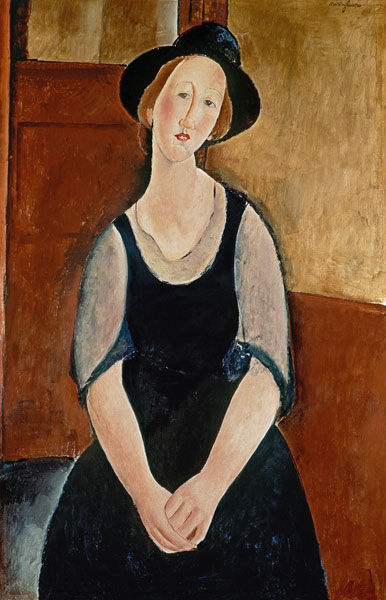 Portrait of Thora Klinchlowstrom od Amadeo Modigliani