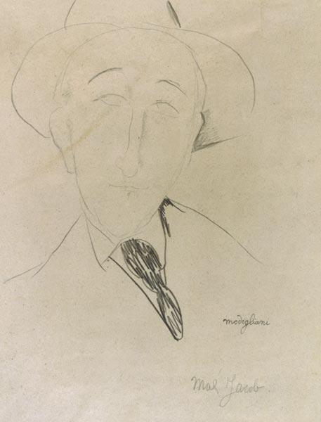 A.Modigliani, Portrait de Max Jacob,1915