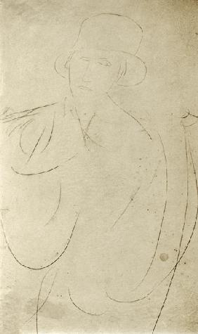 Modigliani / Woman with Hat / Drawing