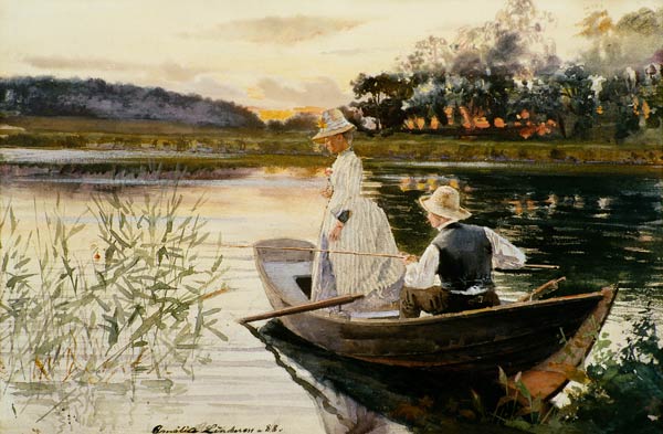 Hinges at the lake od Amalia Lindergren