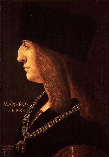Emperor Maximilian I of Germany (1459-1519) od Ambrogio de Predis