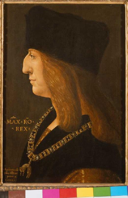 Emperor Maximilian I. od Ambrogio de Predis