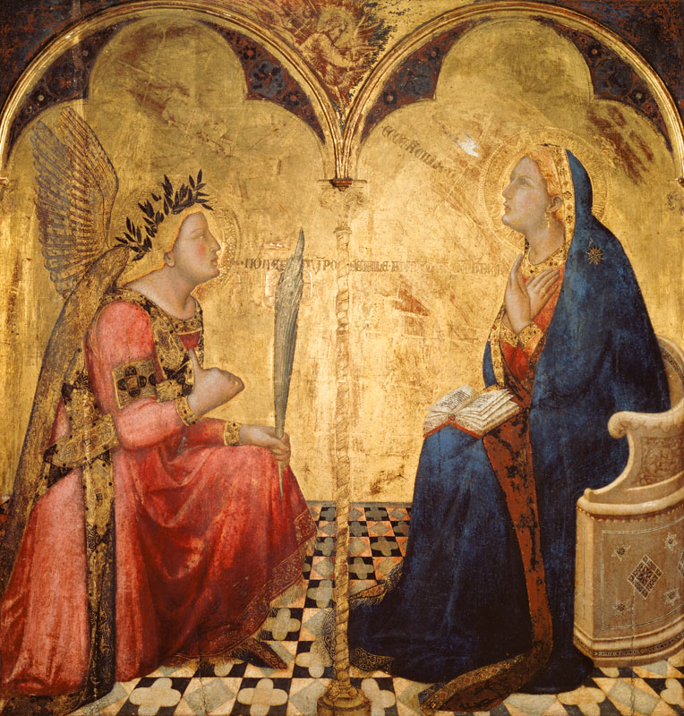 Annunciation to Mary od Ambrogio Lorenzetti